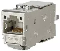 BTR Netcom 130B11-E, BTR Netcom Cat6A ISO Modulbuchse RJ45 180&deg; C6A Jack