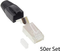 Alcasa Good Connections RJ45 Netzwerkstecker - Cat. 6A / 500 MHz- 50er SPARSET -