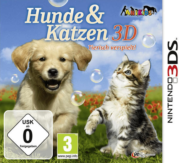 Hunde & Katzen 3D: Tierisch verspielt! (3DS)
