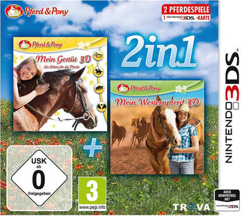 TREVA Entertainment Mein Gestüt 3D: Ein Leben für die Pferde + Mein Westernpferd 3D (3DS)