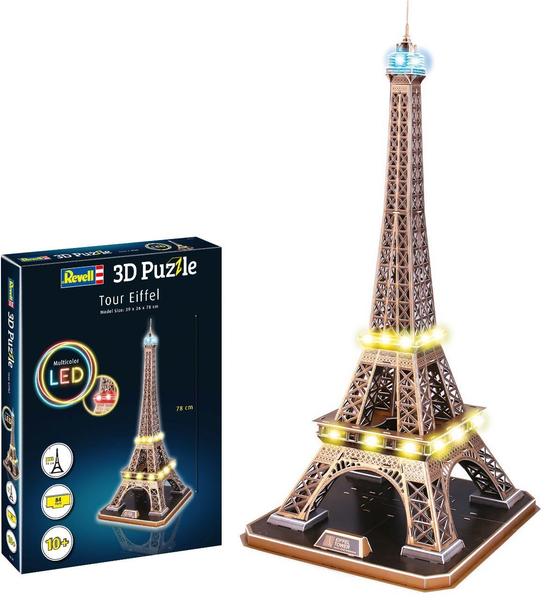 REVELL - 3D Puzzle - Tour Eiffel with LED