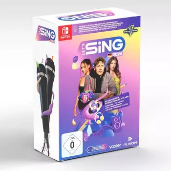 Let's Sing 2024 mit deuschen und internationalen Hits + 2 Mikrofone (Switch)