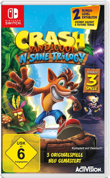 Crash Bandicoot: N. Sane Trilogy (Switch)