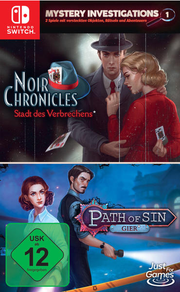 Mystery Investigations 1: Noir Chronicles - Stadt des Verbrechens + Path of Sin - Gier (Switch)