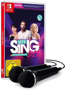 Let's Sing 2023 mit deutschen Hits + 2 Mikrofone (Switch)