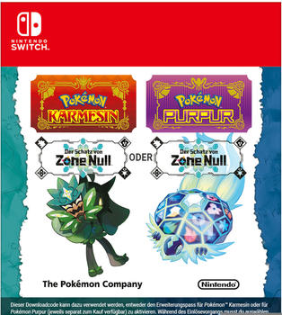 Pokémon: Karmesin/Purpur: Der Schatz von Zone Null Erweiterungspass (Add-On) (Switch)