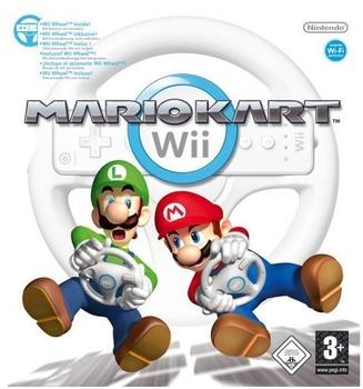 Nintendo Mario KART + Steering Wheel FOR Wiimote