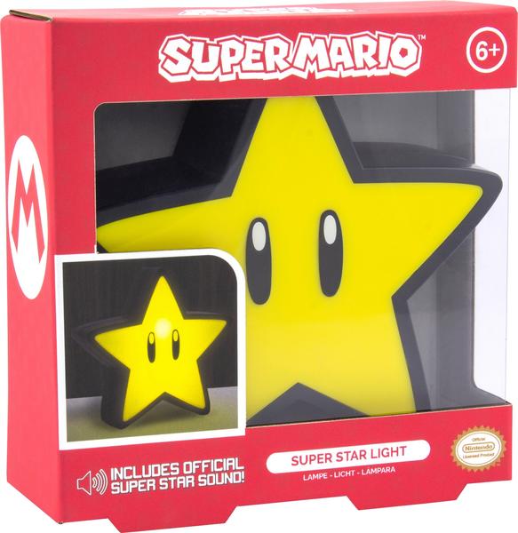 Paladone Super Mario Super Star Leuchte mit Sound