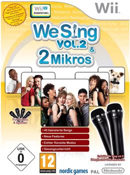 Nordic Games We Sing Vol. 2 + 2 Mikrofonen (Wii)