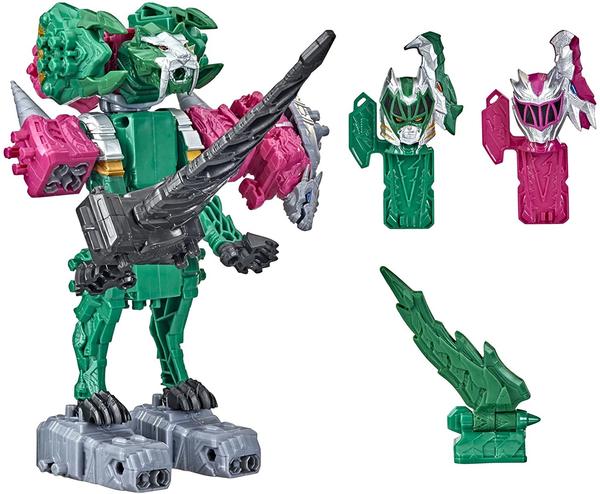 Power Rangers Dino Fury Ankylo Hammer und Tiger Claw Zord Spielzeug für Kids ab 4 Jahren Zord Link-Verbindungen