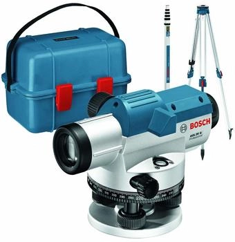 Bosch Optisches Nivellierger&auml;t GOL 26 G mit Baustativ BT160, Messstab GR500 (0601068003)