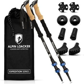Alpin Loacker Trekking Poles 135cm (18387998) black