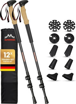 Alpenwert Trekking Poles (60681024) black