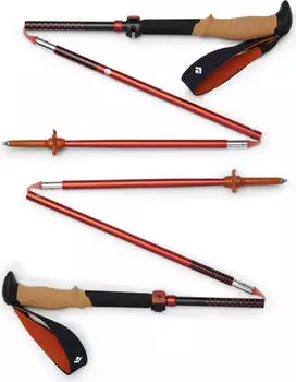 Black Diamond Pursuit Carbon FLZ Trekking Poles octane