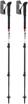 Leki Skysolo white/black/neonorange