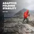 Black Diamond Pursuit FLZ - Wanderstöcke black / Octane S/M (110 - 125 cm)
