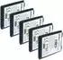 vhbw Ersatz-Akku 5er-Pack Li-Ion 3600mAh 3,7V für Mobilcomputer, PDA, Scanner (183285568-2)