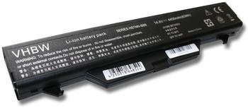 vhbw AKKU LI-ION 4400mAh in schwarz black passend für HP Probook ersetzt HSTNN-IB88, HSTNN-IB89, HSTNN-I