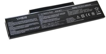 vhbw Akku LI-ION 4400mAh 11.1V in schwarz black passend für ASUS N71J etc. ersetzt 70-NX01B1000Z, 70-NXH1B1000Z, 70-NZY1B1000Z 70-NZYB1000Z, A32-K72