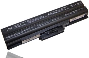 vhbw Akku Li-Ion 6600mAh 11.1V schwarz passend für Sony Vaio Vgn-Aw230J/H, Vgn-Aw235J/B, Vgn-Aw290Jfq et