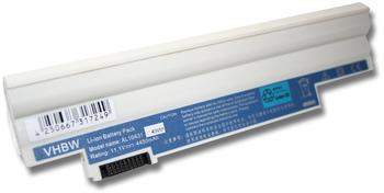 vhbw Li-Ion 4400mAh (11.1V) in weiß passend für Acer Aspire One D260E wie Al10A31, Al10B31, Al10G31 Etc.
