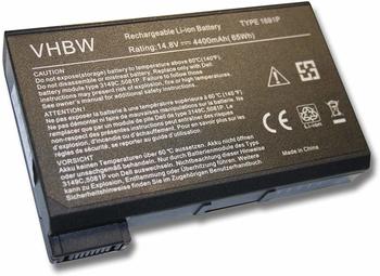 vhbw Akku 4400mAh (14.8V) für Notebook Laptop Dell Inspiron 4150, 8000, 8100, 8200 wie 1691P,