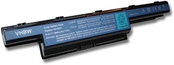 vhbw Akku 6600mAh (11.1V) für Notebook Laptop eMachines E730G, E732, E732G, E732Z,