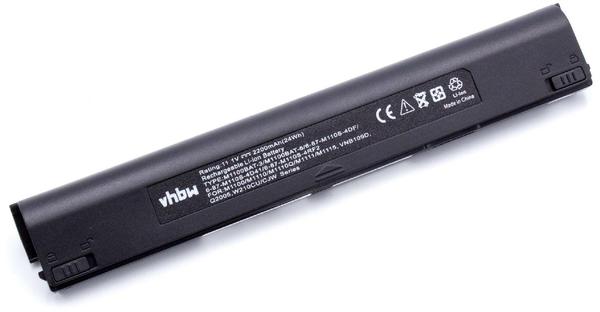 vhbw Li-Ion Akku 2200mAh (10.8V) für Notebook Laptop Clevo M1100, M1100 Series, M1110, M1110 Series