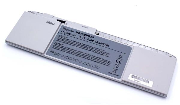 vhbw Li-Polymer Akku 4200mAh (11.1V) für Notebook Laptop Sony Vaio Svt-13122Cxs, Svt-13124Cxs, Svt-