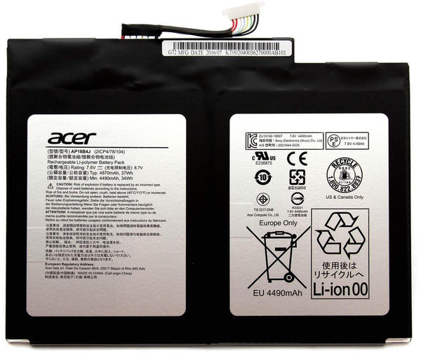 Acer KT.00204.003 Akku 37Wh