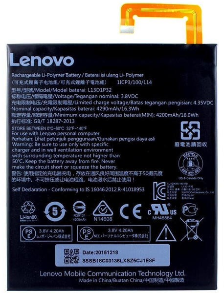 Lenovo Akku 16.3Wh (L13D1P32)