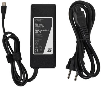GreenCell Green Cell Netzteil/Ladegerät USB-C 90W (Laptop, Tablet, Telefon)