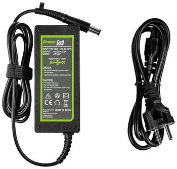 GreenCell Green Cell Netzteil für HP 250 G1 255 G1 ProBook 450 G2 455 G2 Compaq Presario CQ56 CQ57 CQ58 CQ60 Laptop Ladegerät inkl. Stromkabel (18.5V 3.5A 65W)