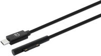 Manhattan USB-Kabel USB-C&reg; Stecker, Surface Connect-Stecker 1.80 m Schwarz 353632