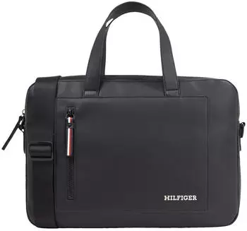 Tommy Hilfiger TH Pique Slim Computer Bag 17" (AM0AM11784) black