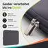 König Design Laptop Sleeve 16 Zoll, wasserabweisend, grau