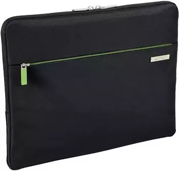 Leitz Pochette pour ordinateur portable 13.3&ldquo;, 7 poches de rangement, Noir, Polyester D&eacute;perlant, Smart Traveller, 60760095