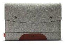 pack&smooch pack - smooch Hampshire Wollfilz Sleeve für MacBook Pro Retina 15", grau