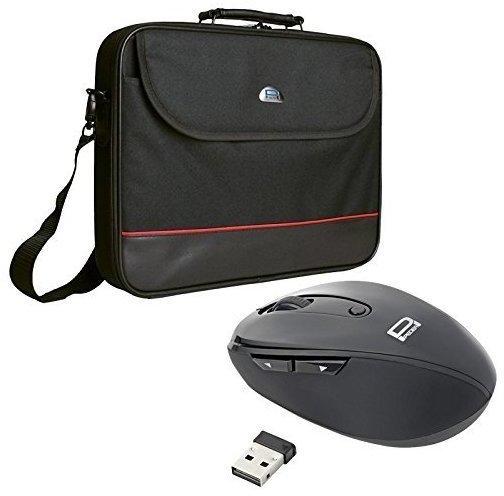 PEDEA Laptoptasche Trendline Umhängetasche Messenger Bag 13,3/15,6/17,3/18,4/20,1 Zoll 15,6 Zoll, Tasche mit Maus,