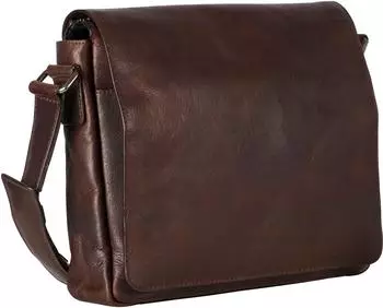 Leonhard Heyden Roma Messenger Bag M Brown