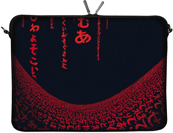 Digittrade Notebook Sleeve 15,4 red matrix