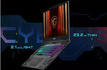 MSI Cyborg 15 B13WFKG-827 – MSI Cyborg 15 B13WFKG-827 vereint Gaming-Power mit mobilem Design