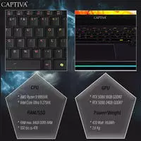 CAPTIVA Gaming-Notebook "Ultimate Gaming R10-1278GE" 40,6 cm / 16 &Prime; AMD Ryzen 9