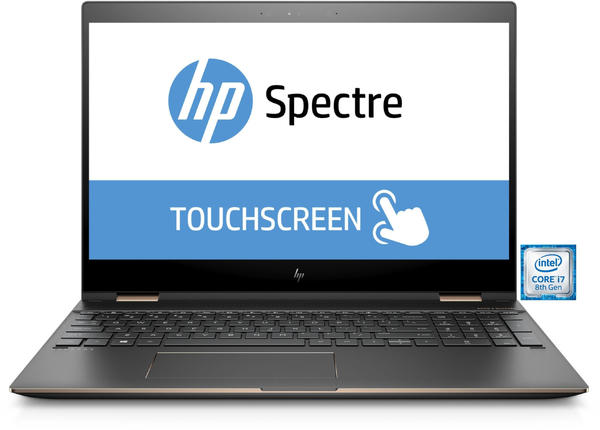 HP Spectre x360 15-ch006ng Notebook dunkelgrau/kupfer, Windows 10