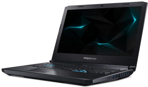 Gamer Notebook Konnektivität & Software Acer Predator Helios 500 PH517-51-742U Gaming-Notebook i7-8750H 16GB 512GB+1TB GTX1070-8GB Schwarz, Blau)