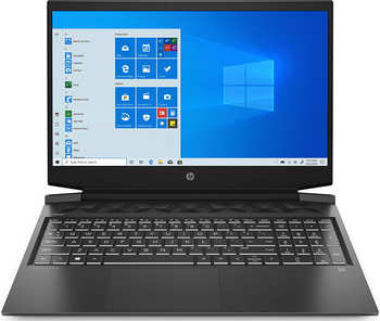 HP Pavilion Gaming 16-a0301ng, Gaming Notebook mit 16.1 Zoll Display, Core i5 16 GB RAM, 512 GB & GeForce GTX 1650 Ti, Schwarz