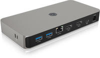 ICY BOX IB-DK2880-C41 Type-C 10-in-1 DockingStation - Grau/Schwarz