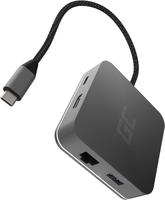 Green Cell AK61, Green Cell HUB2 - docking station - USB-C - HDMI - GigE