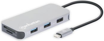 Manhattan USB-C 8-in-1 Power Delivery Dock 130615
