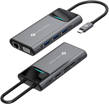 Novoo 9-in-1 USB-C Dock NVHUBSN09PLX-EUVC